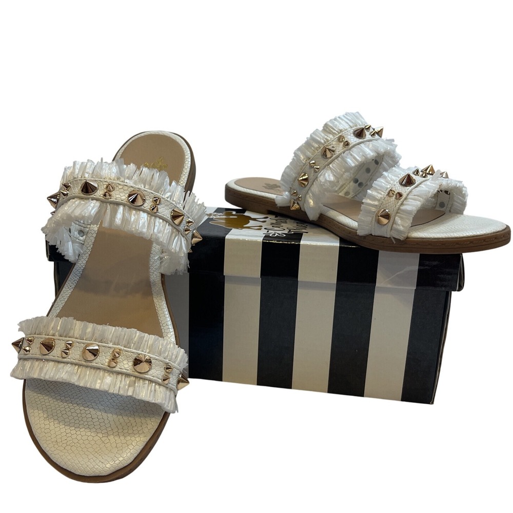 Camel Threads Women's Size 8 Blair‎ Pearl Fridge Spike Sandal